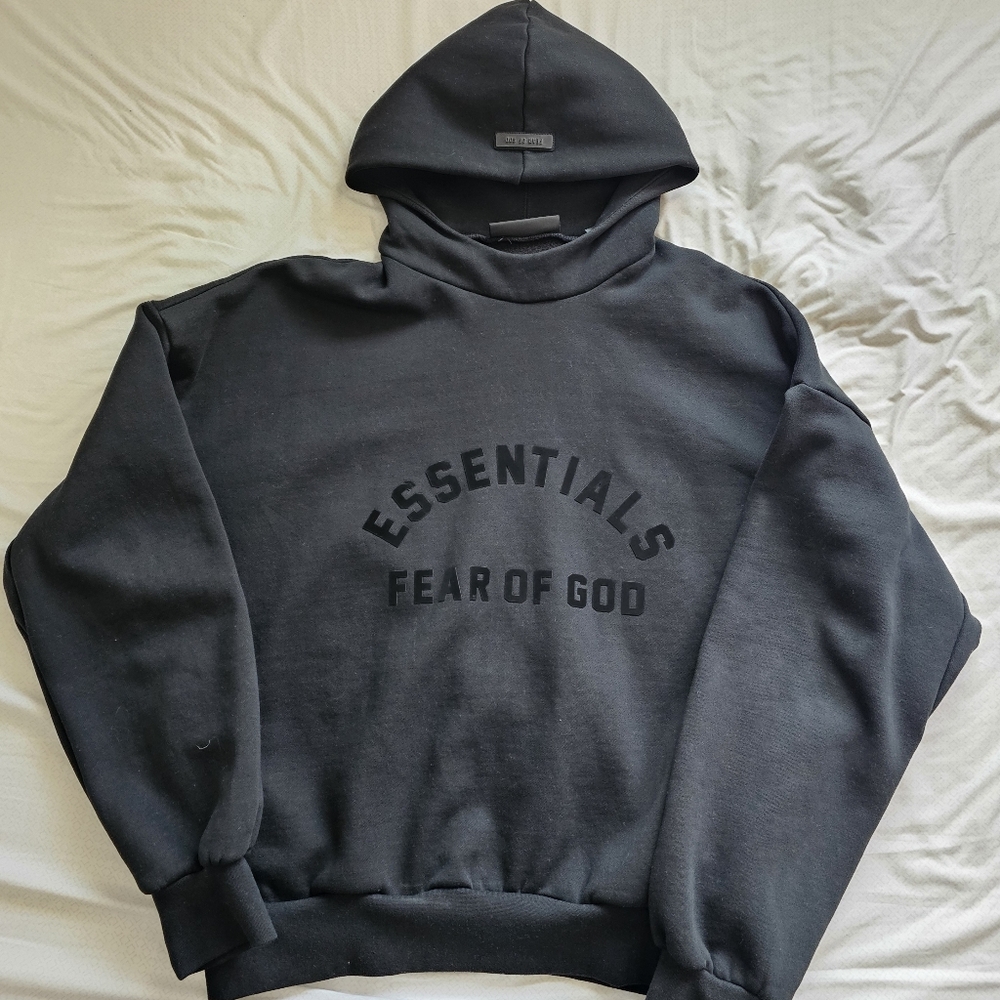 Authentic Essentials Black Sweatshirt Hoodie Fear of God